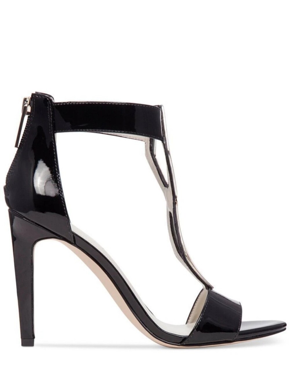 BCBGeneration Black T-Strap High Heels *9m *New In Box - Picture 2 of 4